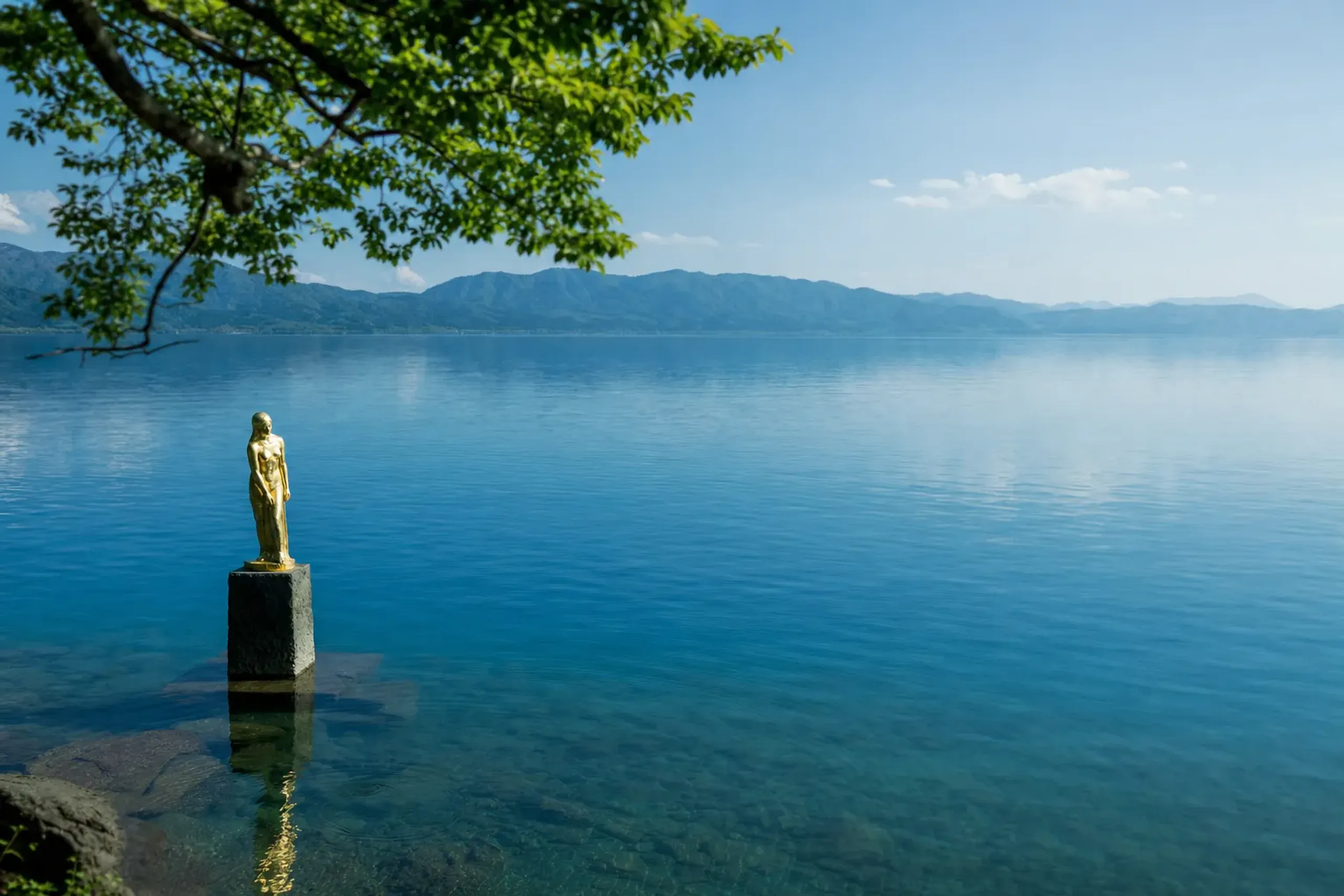 Lake Tazawa is the deepest lake in Japan, and Semboku