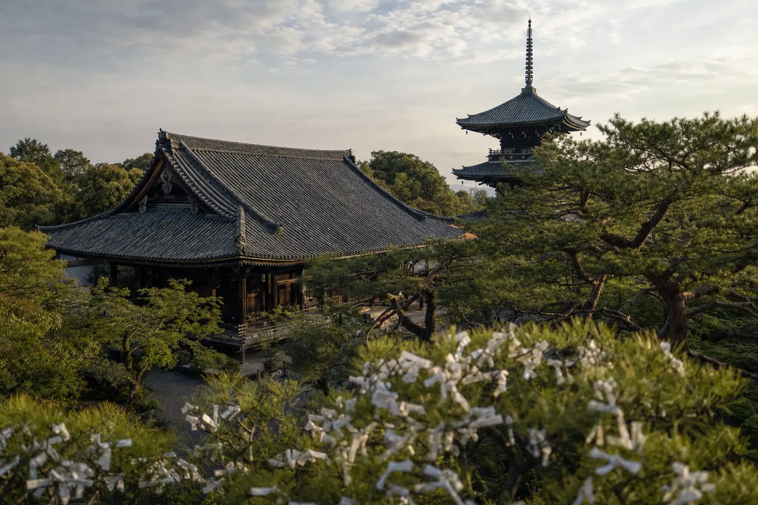 Chion-ji, the Buddhist temple honouring the bodhisattva Monju at the southern end of the Amanohashidate sandbar