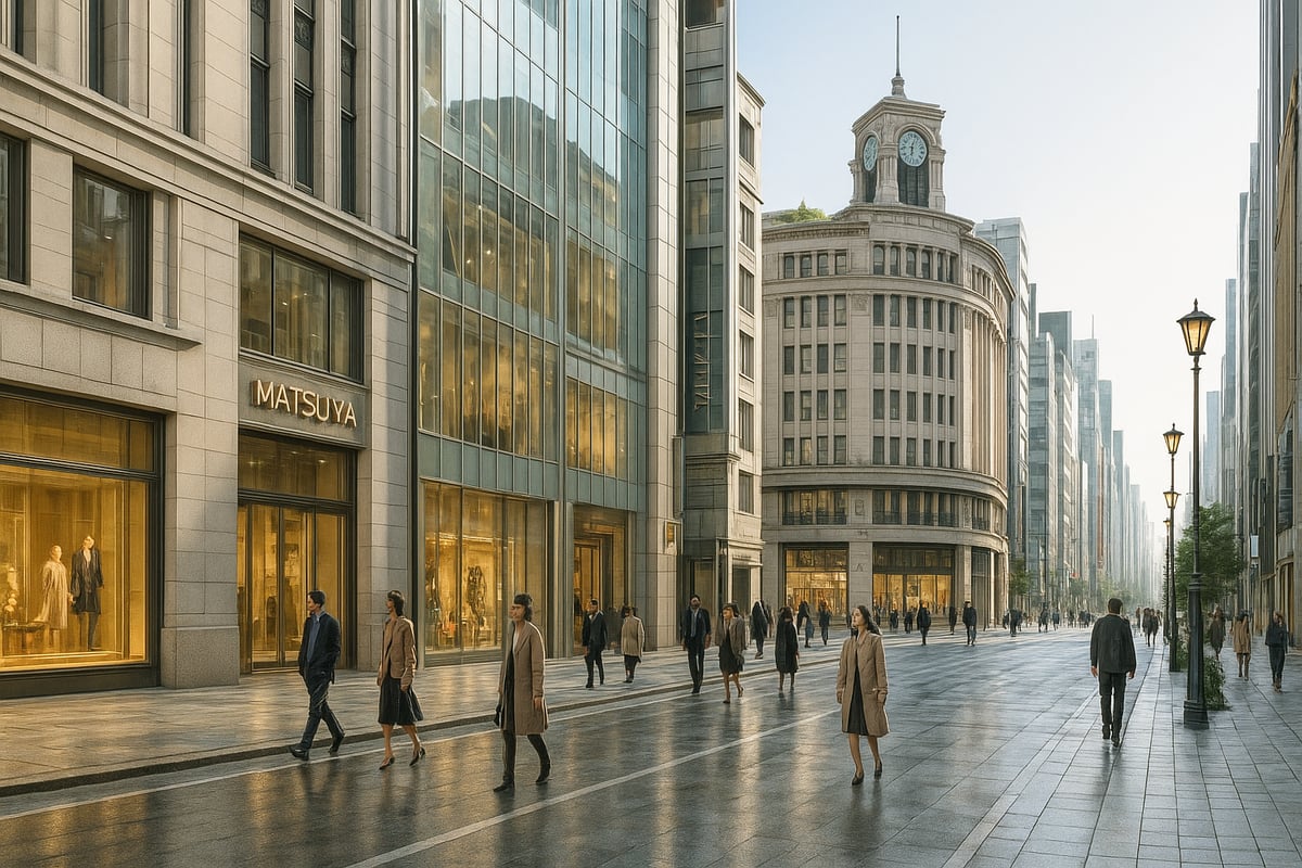 Iconic Department Stores & Flagships: The Heart of Ginza Shopping