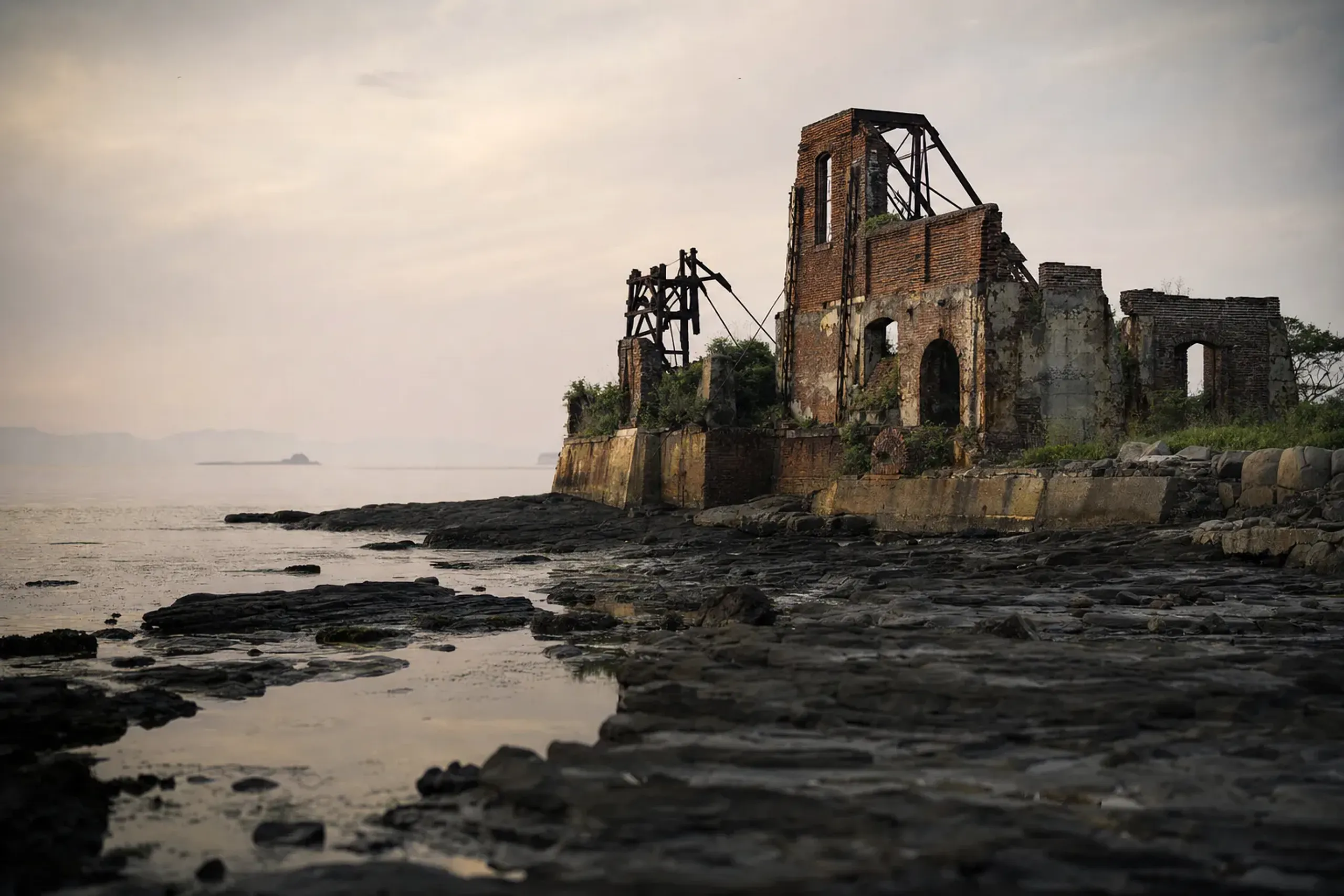 The industrial ruins and mining structures of the Takashima Coal Mine near Nagasaki, part of the Meiji Industrial Revolution sites