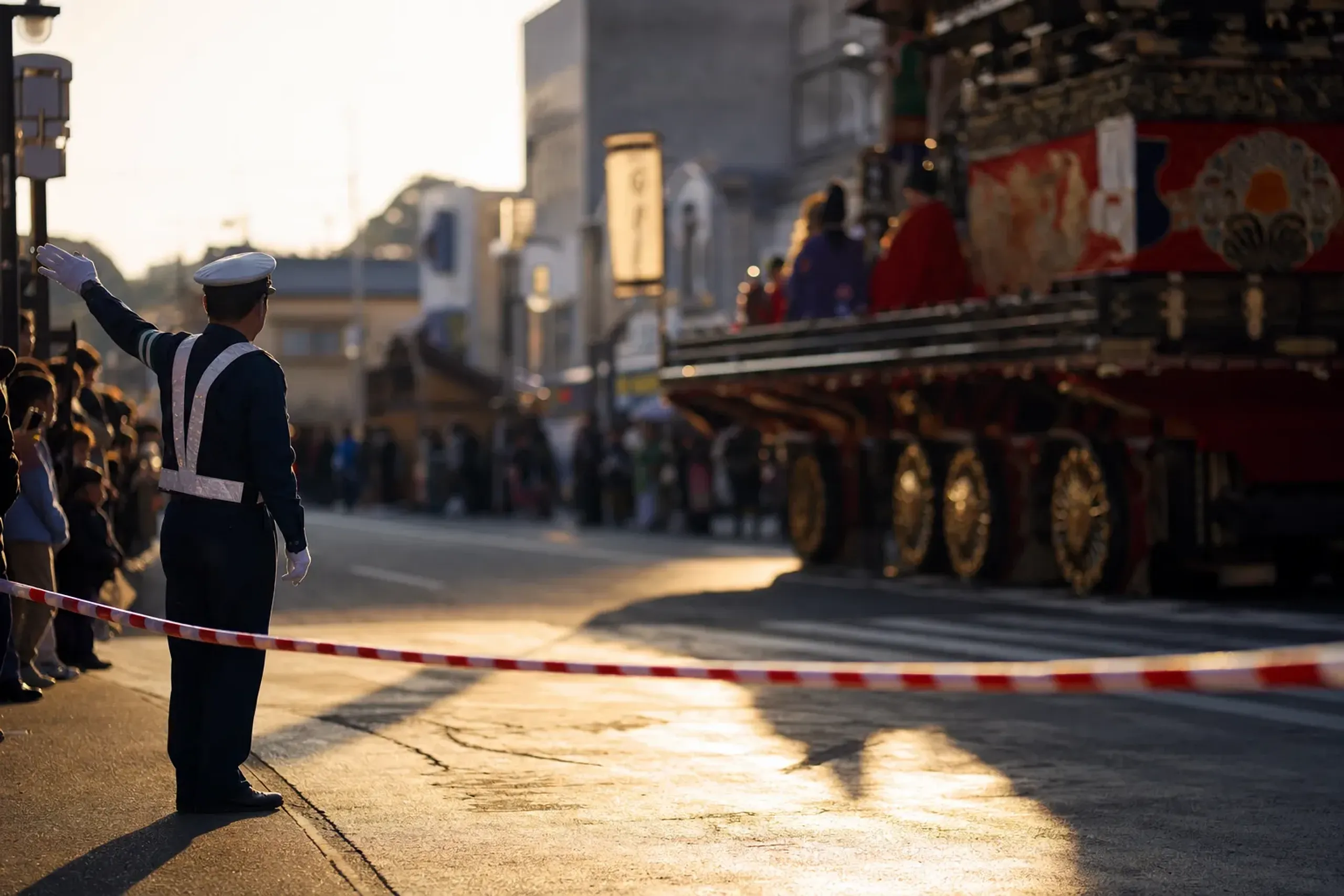 Traffic regulation is part of the festival, not an inconveni