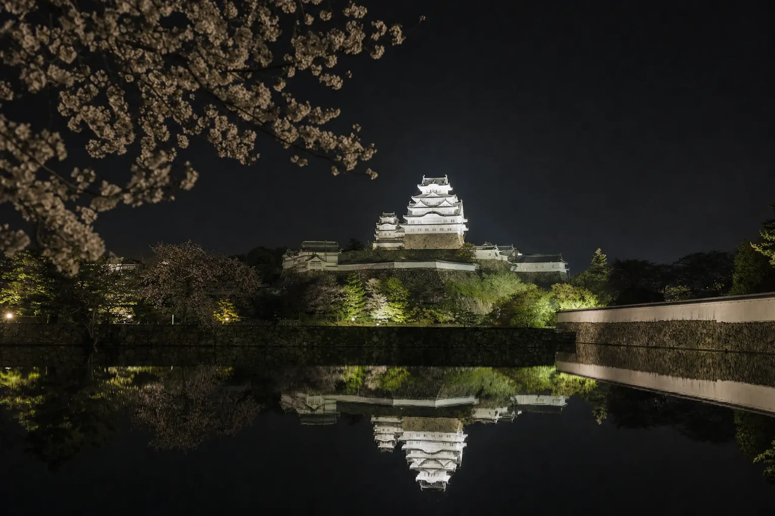 Practically, this means you can still see the castle glowing