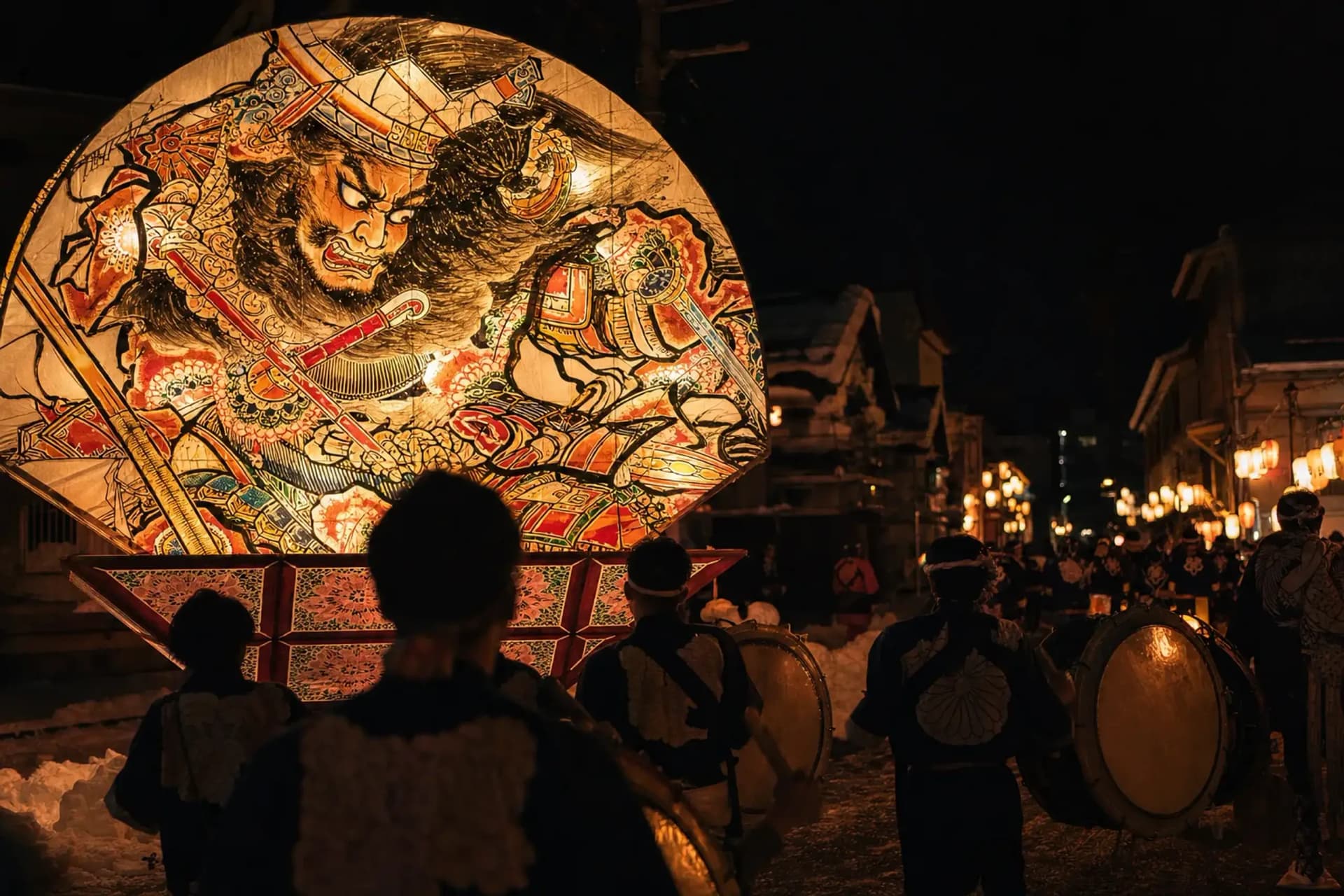Hirosaki Neputa: Fan-Shaped Floats in a Castle Town