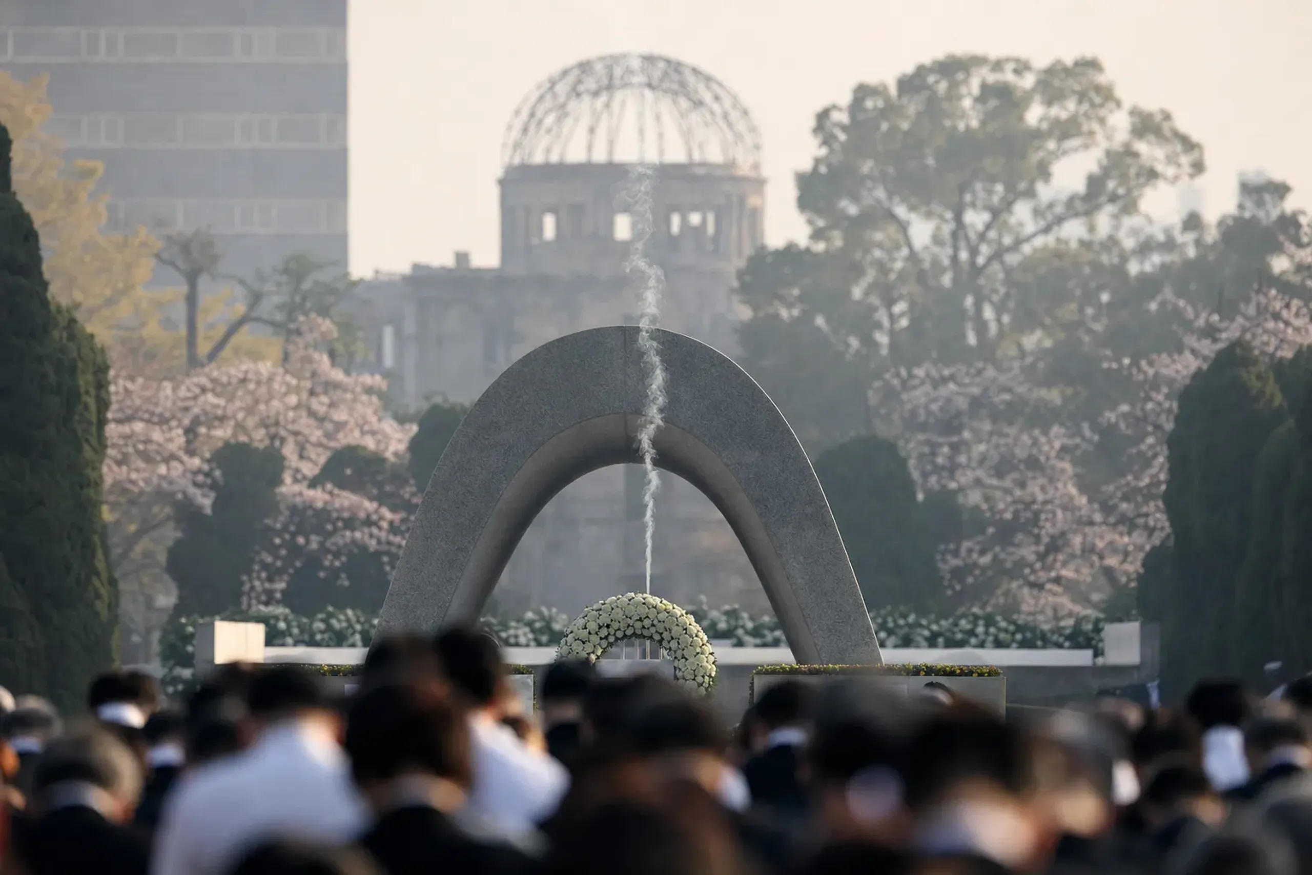 Hiroshima City holds the ceremony every year on 6 August