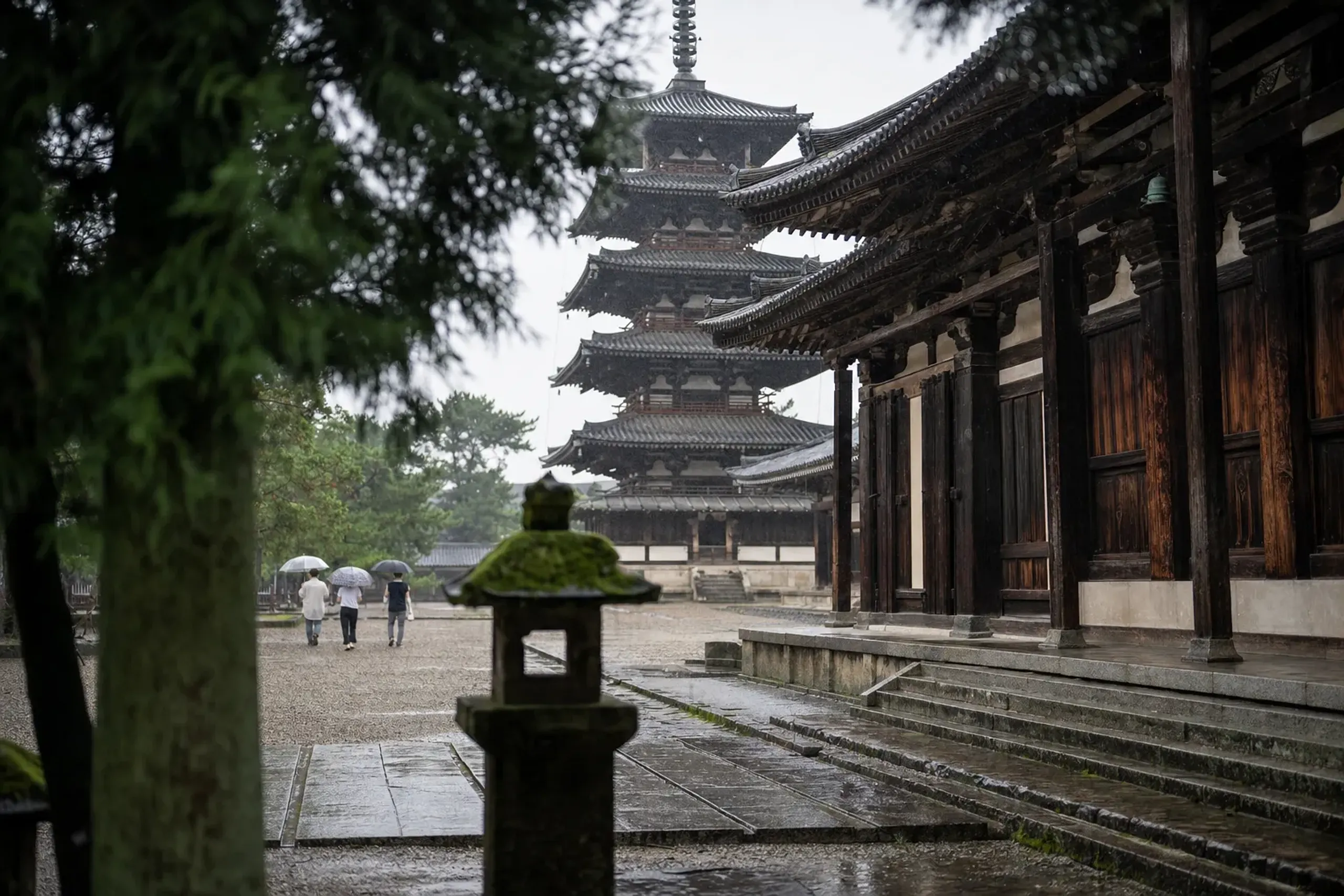 A considered, low-profile approach to Hōryū-ji