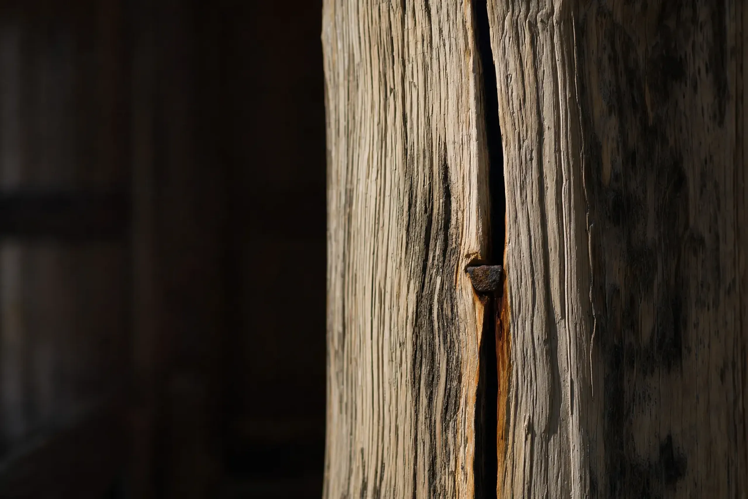 Wood is honest. It moves. It weathers, it cracks, it