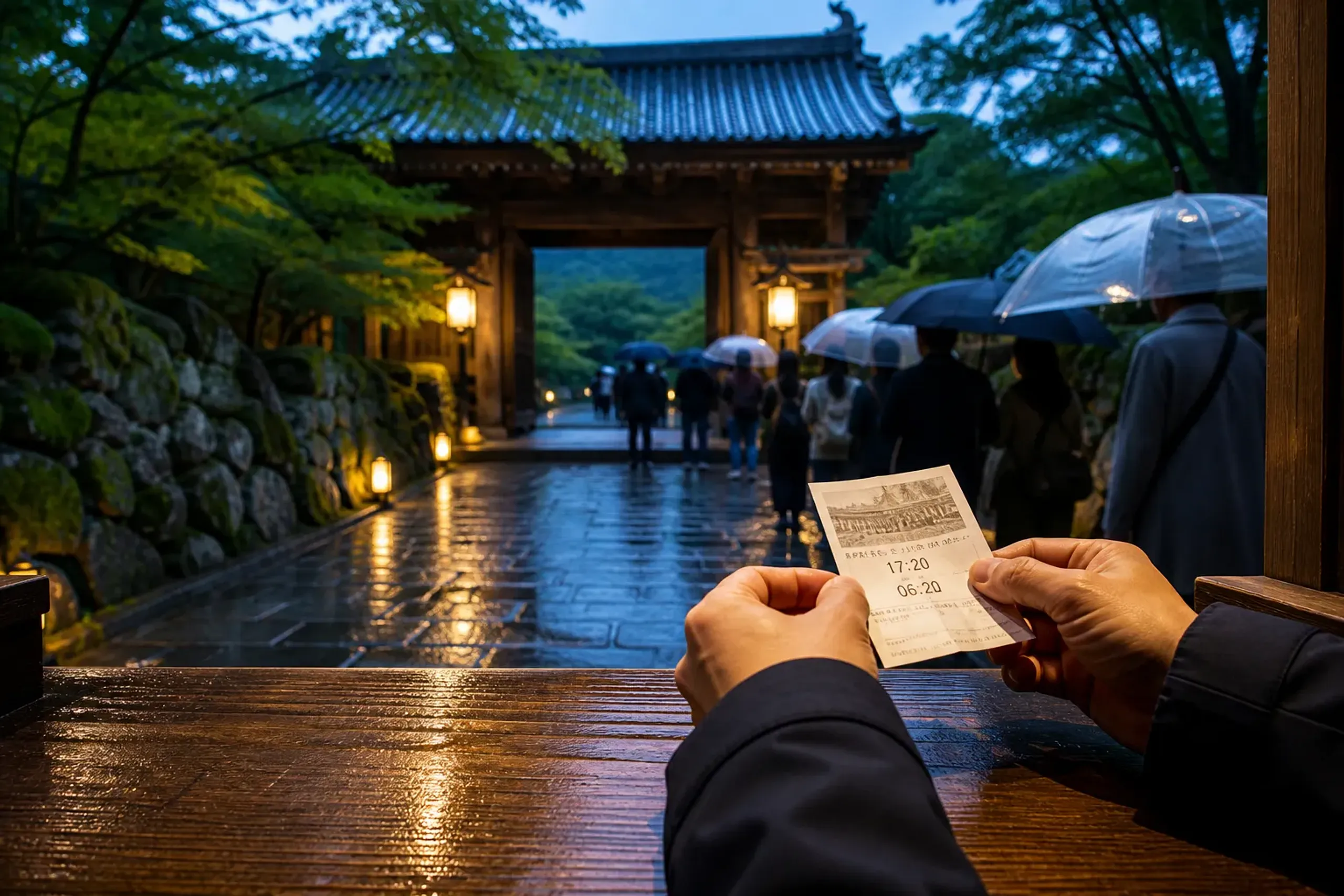 Many major cultural attractions in Japan use timed-entry tic