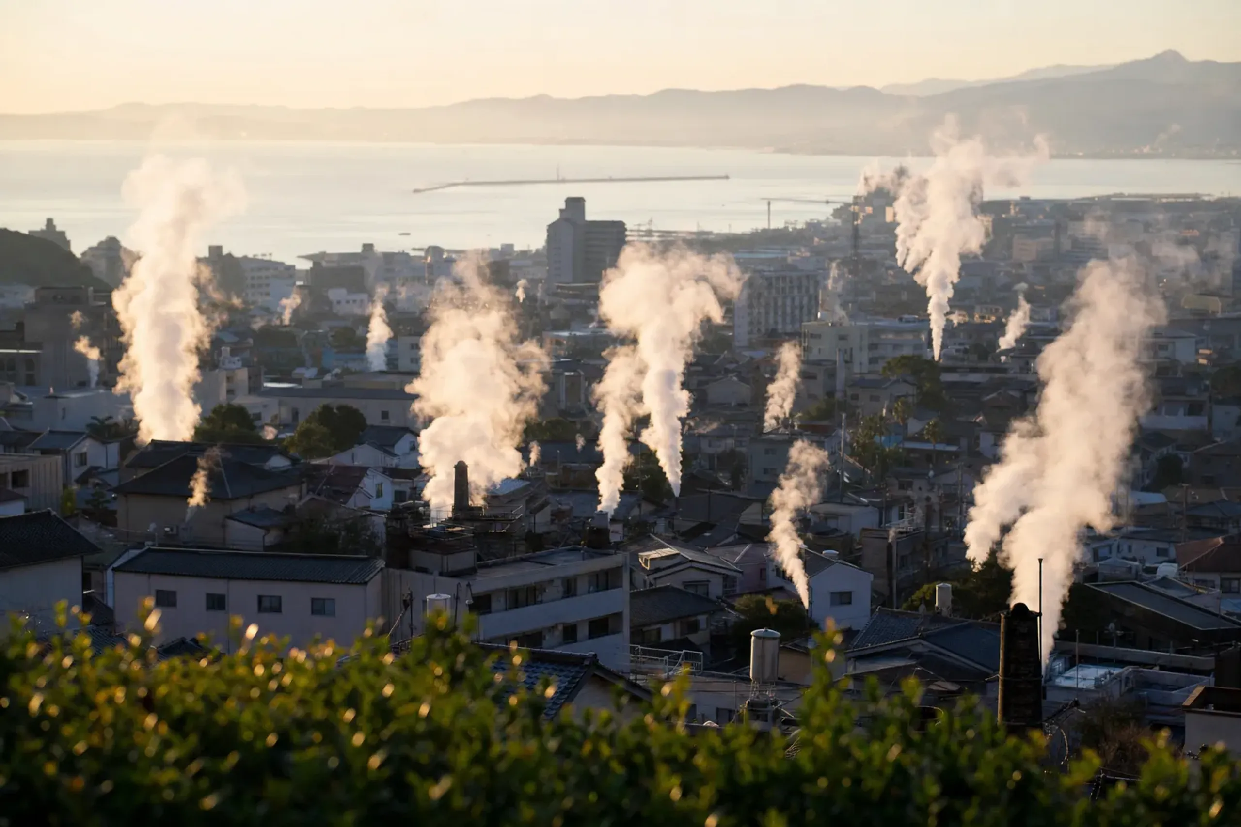 Beppu is a working onsen city with eight distinct hot