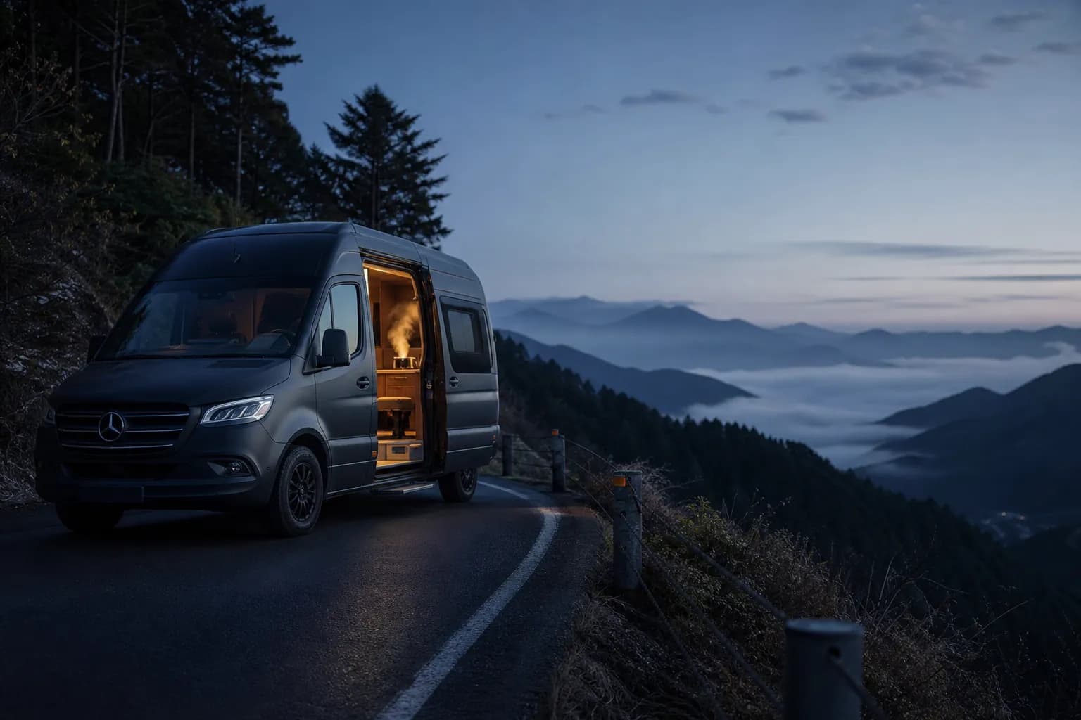 Mercedes-Benz Sprinter Rental in Japan — Tokyo VIP Six-Seat Charter