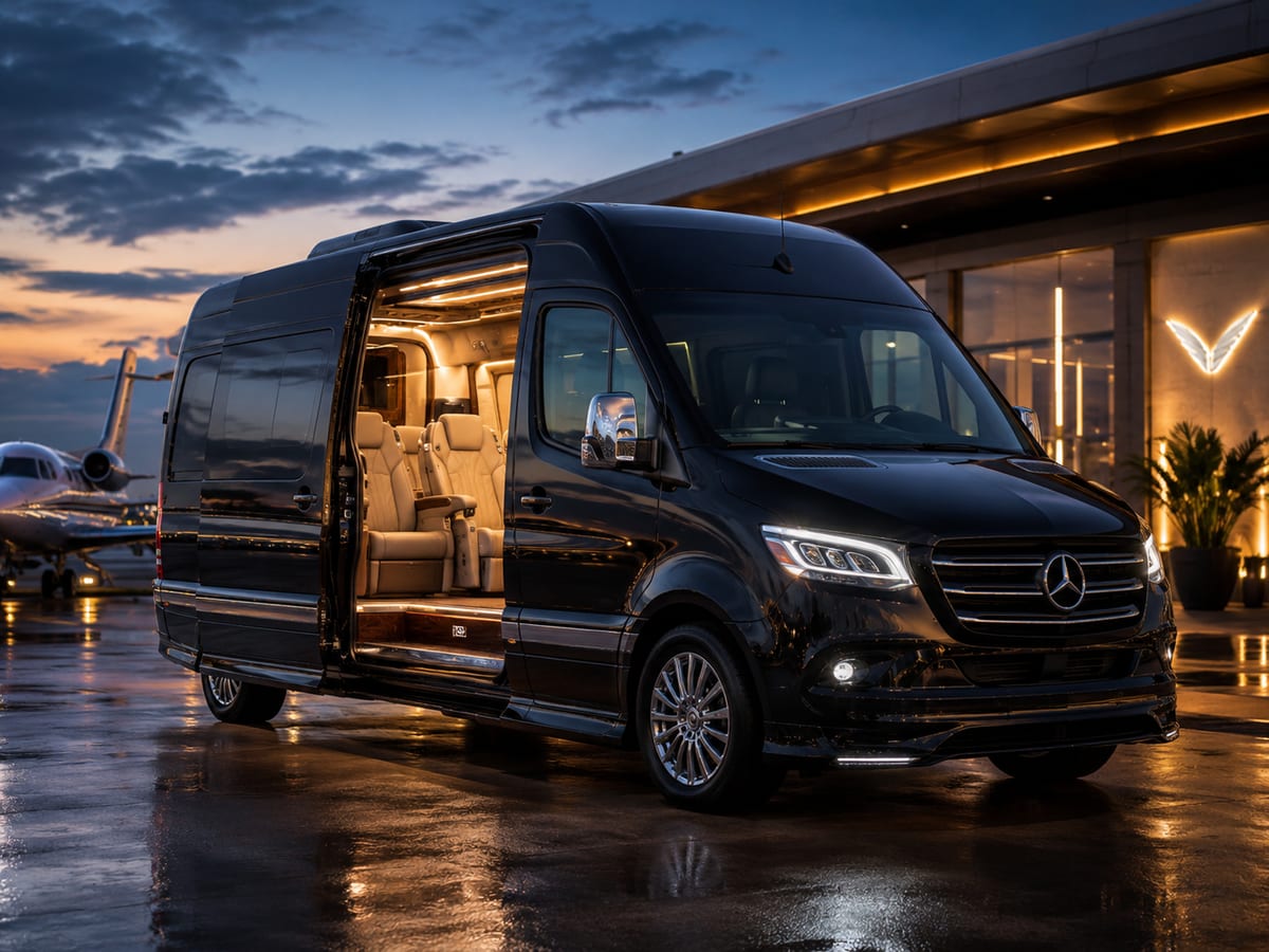 Mercedes-Benz Sprinter — Tokyo VIP lounge vehicle reference