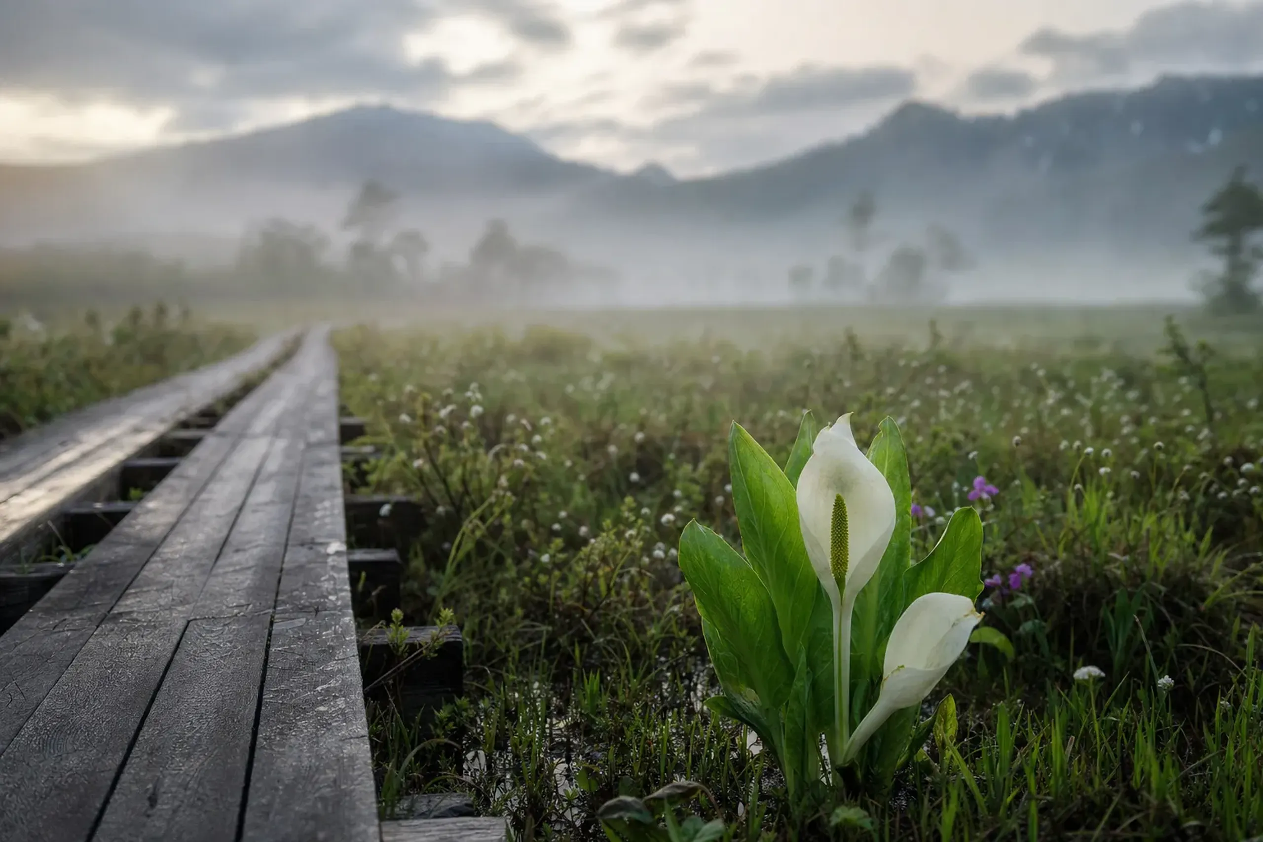 Oze National Park has recorded over 900 plant species across