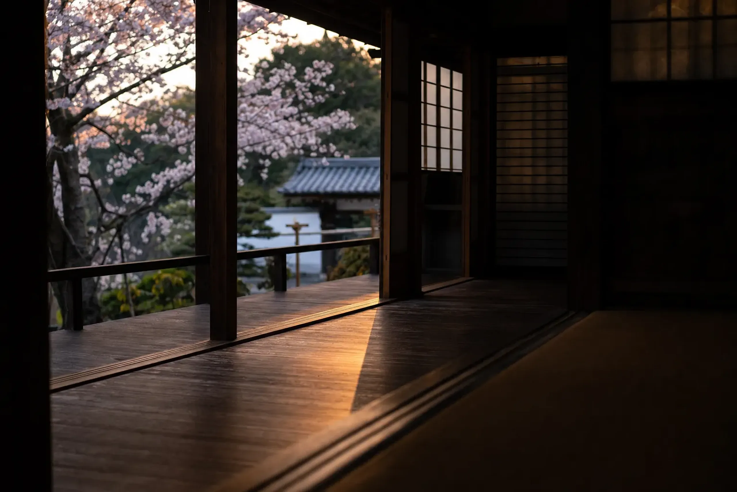 The wooden hall of Gyokusen-ji temple in Shimoda where Townsend Harris resided as America's first consul general