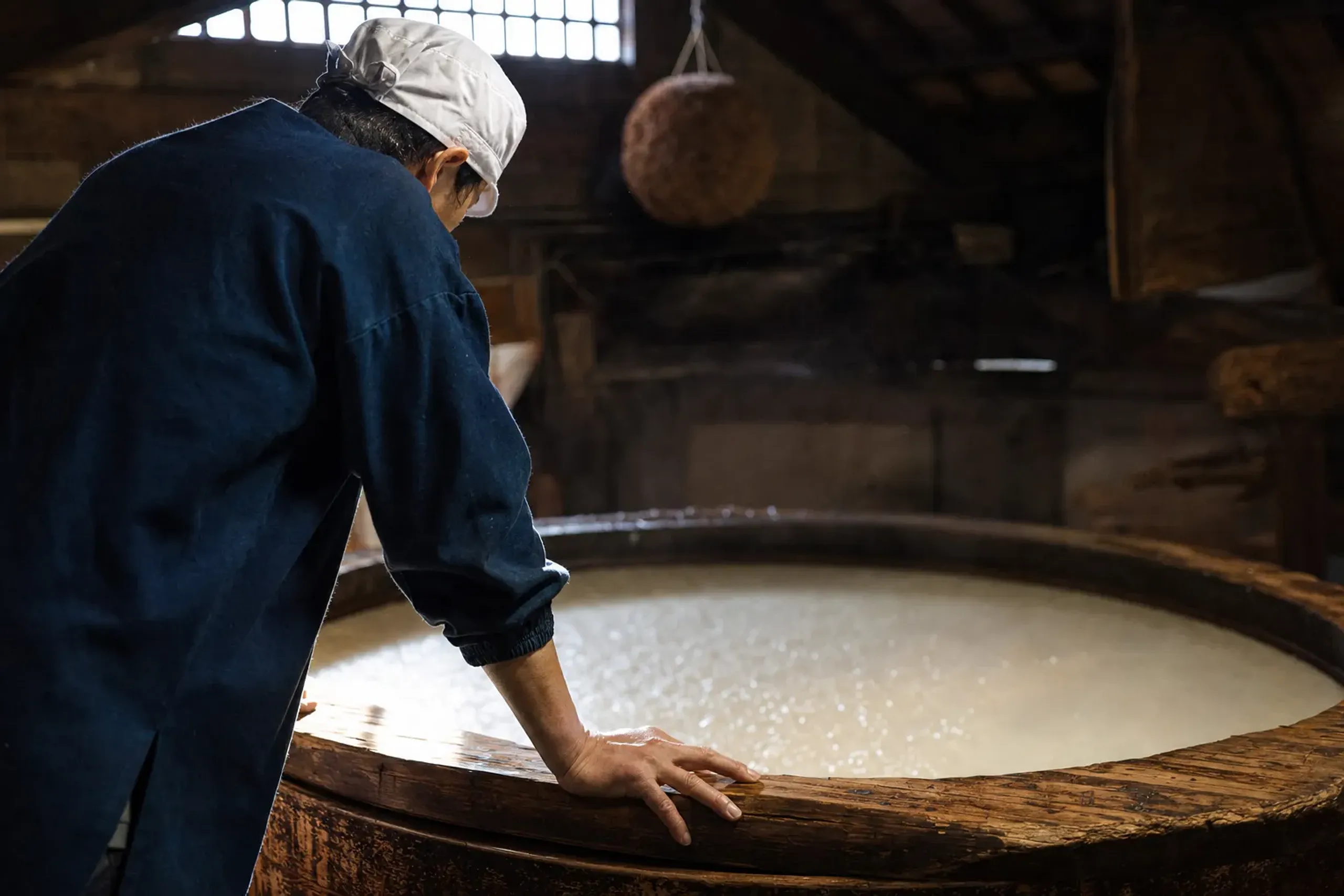 Sake is still made in Takehara, not only remembered. Fujii