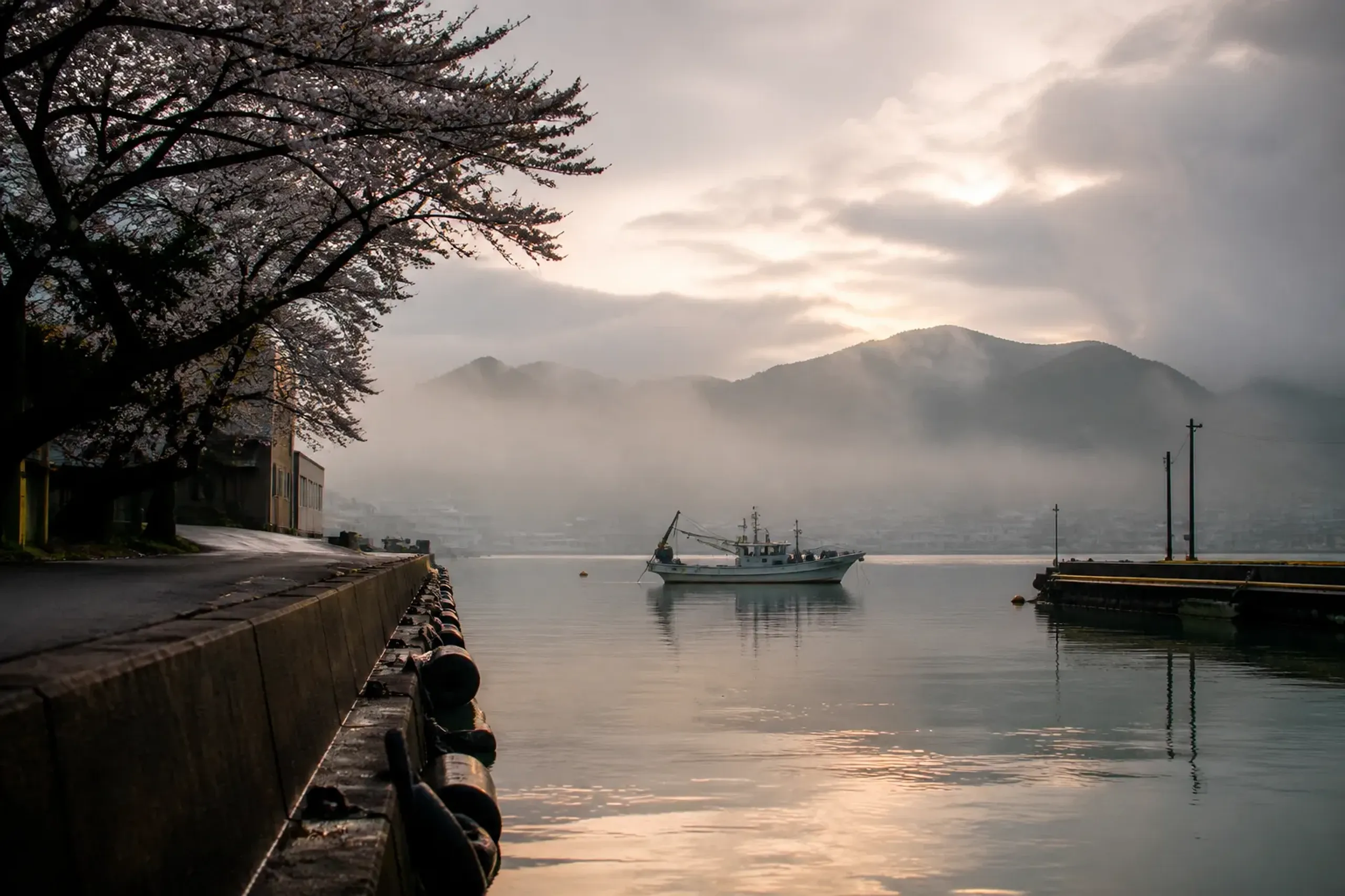 Some places are only themselves at dawn or dusk. A