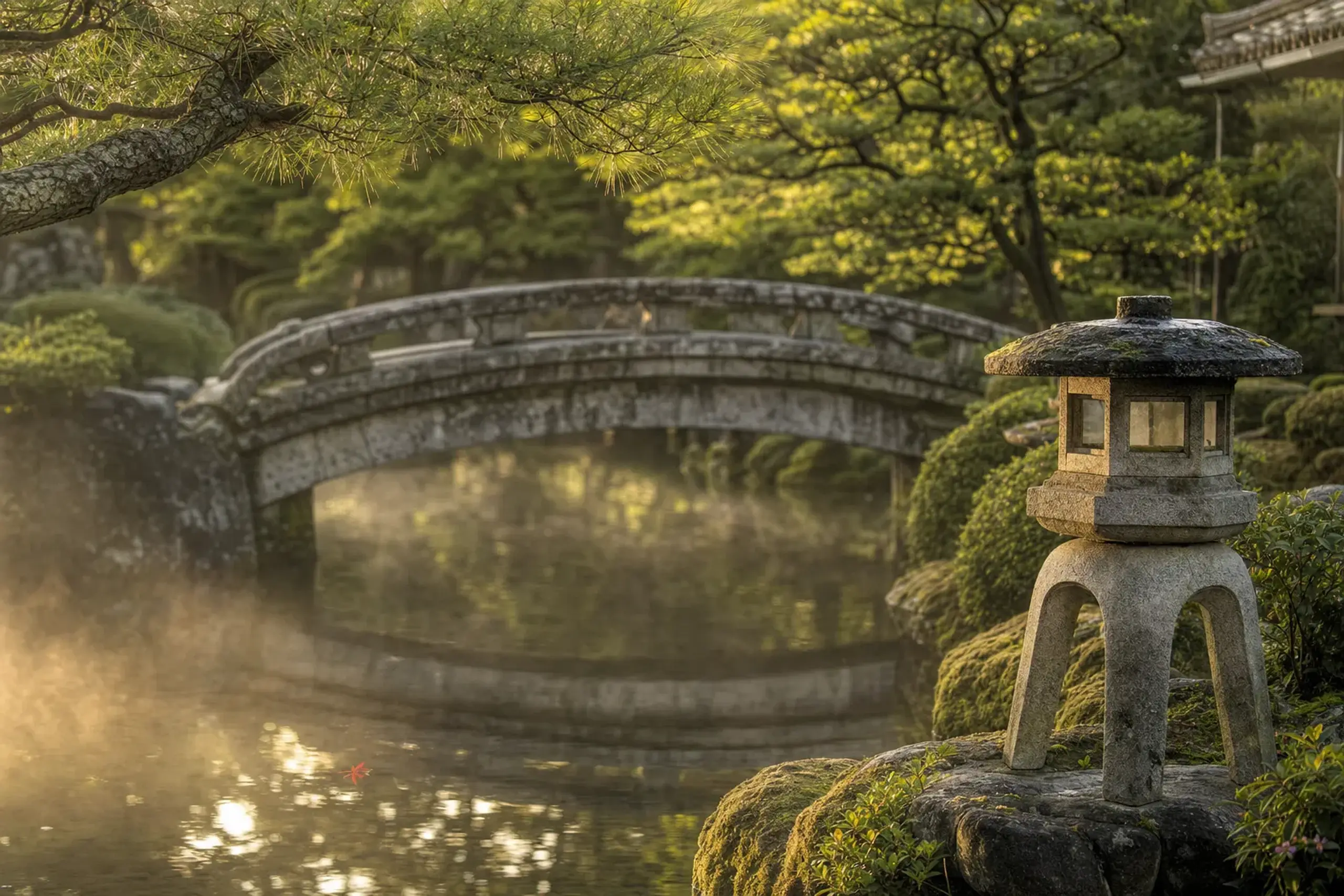 Japan has a fondness for these traditional triads. Three gre