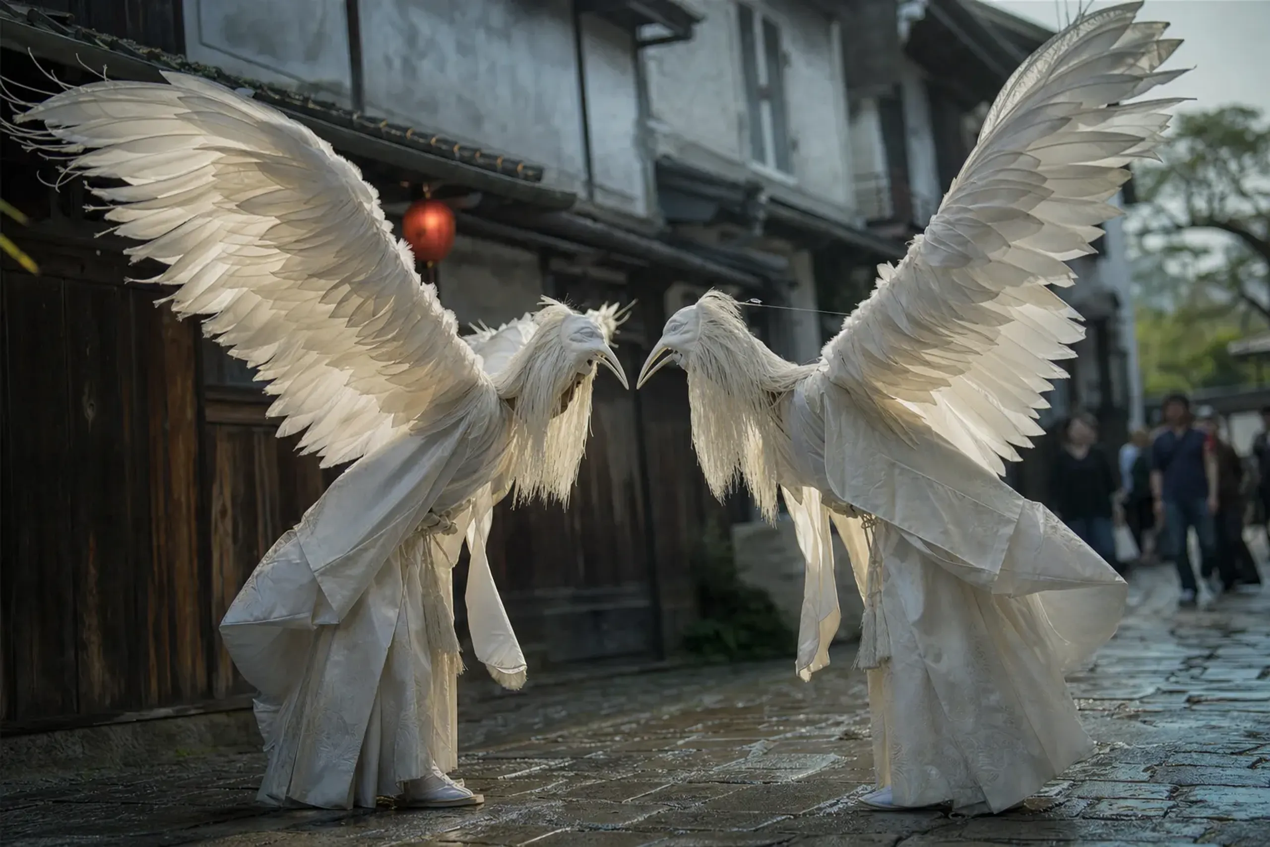 The Tsuwano Heron Dance is held every year on