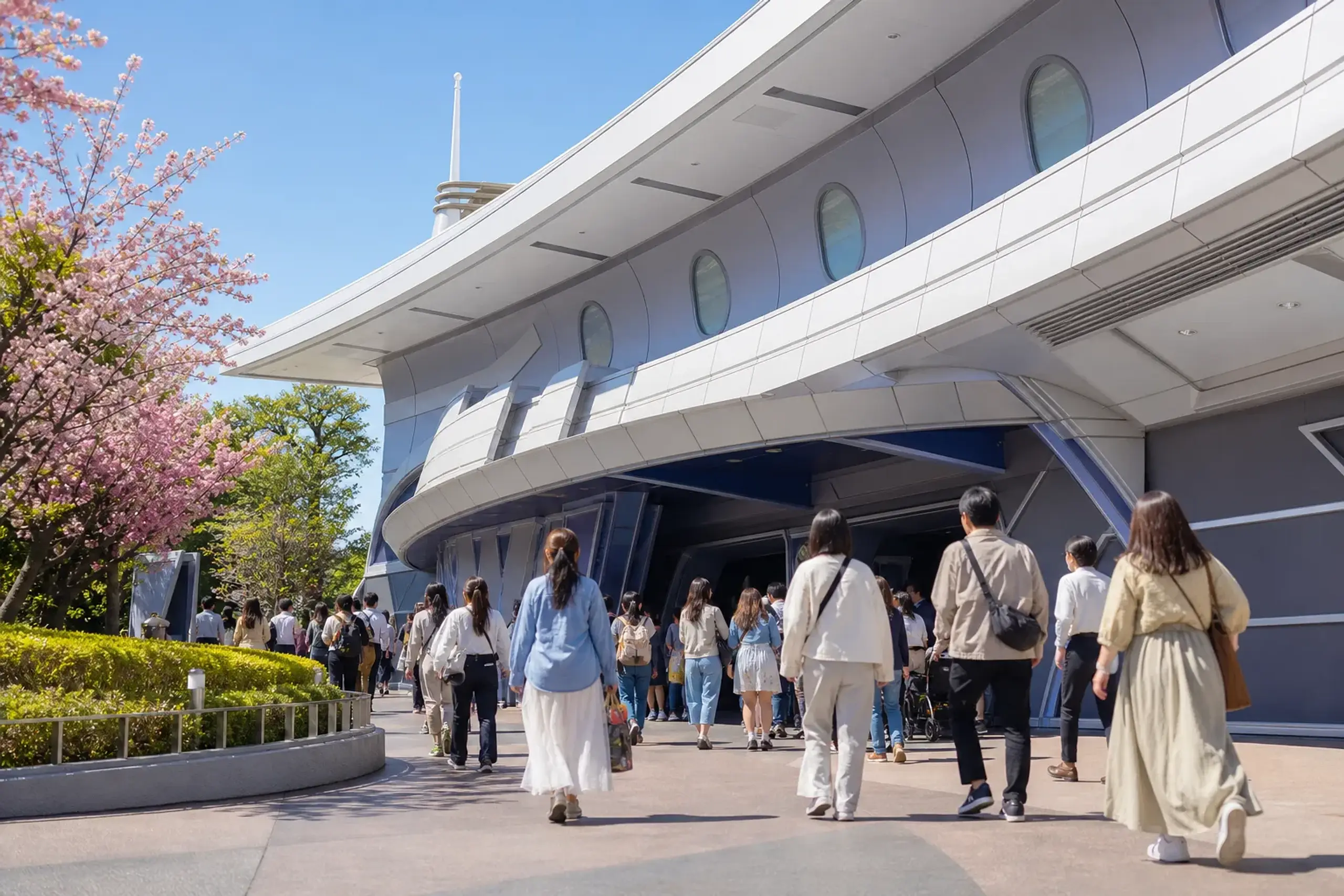 Tomorrowland area of Tokyo Disneyland where the new Showbase production debuts