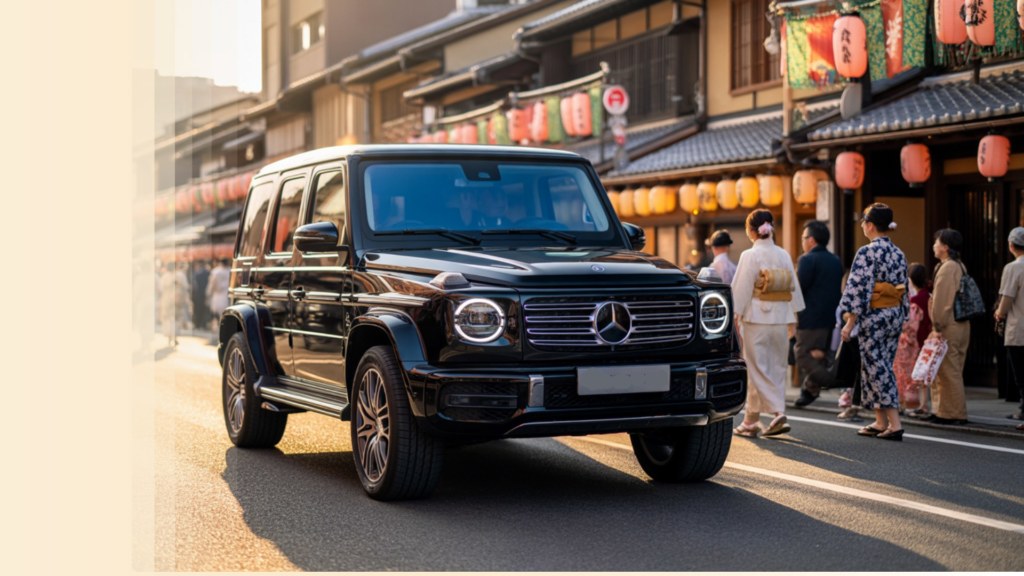 Mercedes-Maybach GLS, Kyoto, Luxury, Space, English Chauffeur, ultra-luxury SUV, exclusive use, Nara, special conditions, discerning clients, refined comfort, performance, spaciousness, professional chauffeur ,japan royal service ,JRS