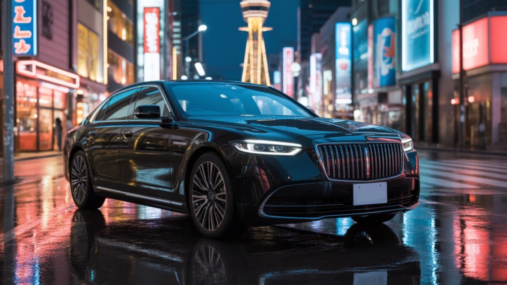 Ultimate Expression, Sophisticated Travel, This ultra-luxury vehicle, based in Kyoto, is available for exclusive use in Osaka under the following special conditions. Ideal for discerning clients seeking an exceptional travel experience within Osaka, this service includes a professional English-speaking chauffeur dispatched from Osaka to Nara.
