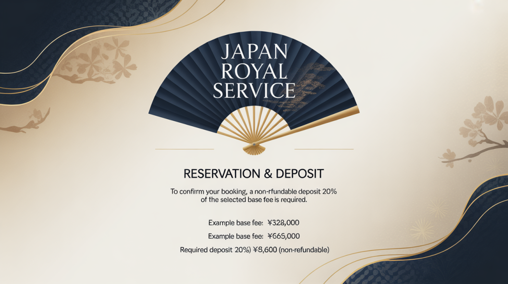 JRS Japan Royal Service apply bound budged images