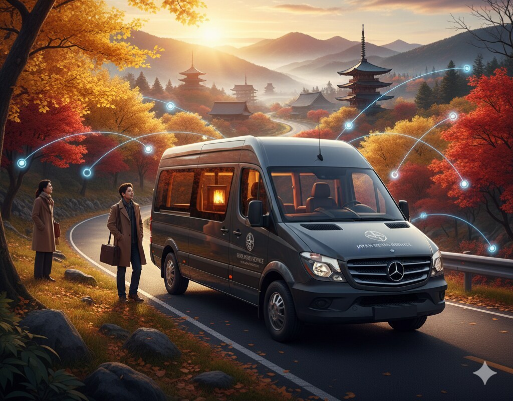 Pagetitle : "What is the Best Travel Agency in Japan?" This is Our Answer." best travel agency in Japan-most luxurious travel agency-Mercedes-Benz Sprinter-Japan Royal Service