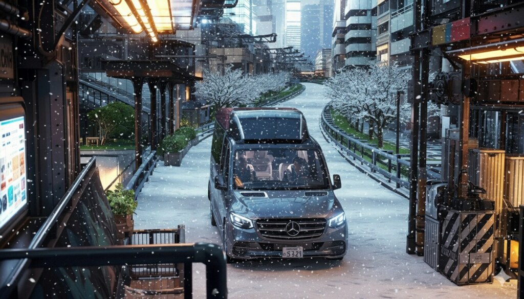 amazing snow weather in japan with JRS