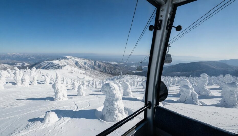 Zao Onsen, Winter