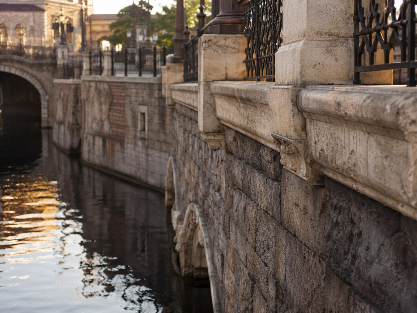 ntricate stonework and a peaceful canal capturing the wabi-sabi and craftsmanship found throughout Tokyo DisneySea.