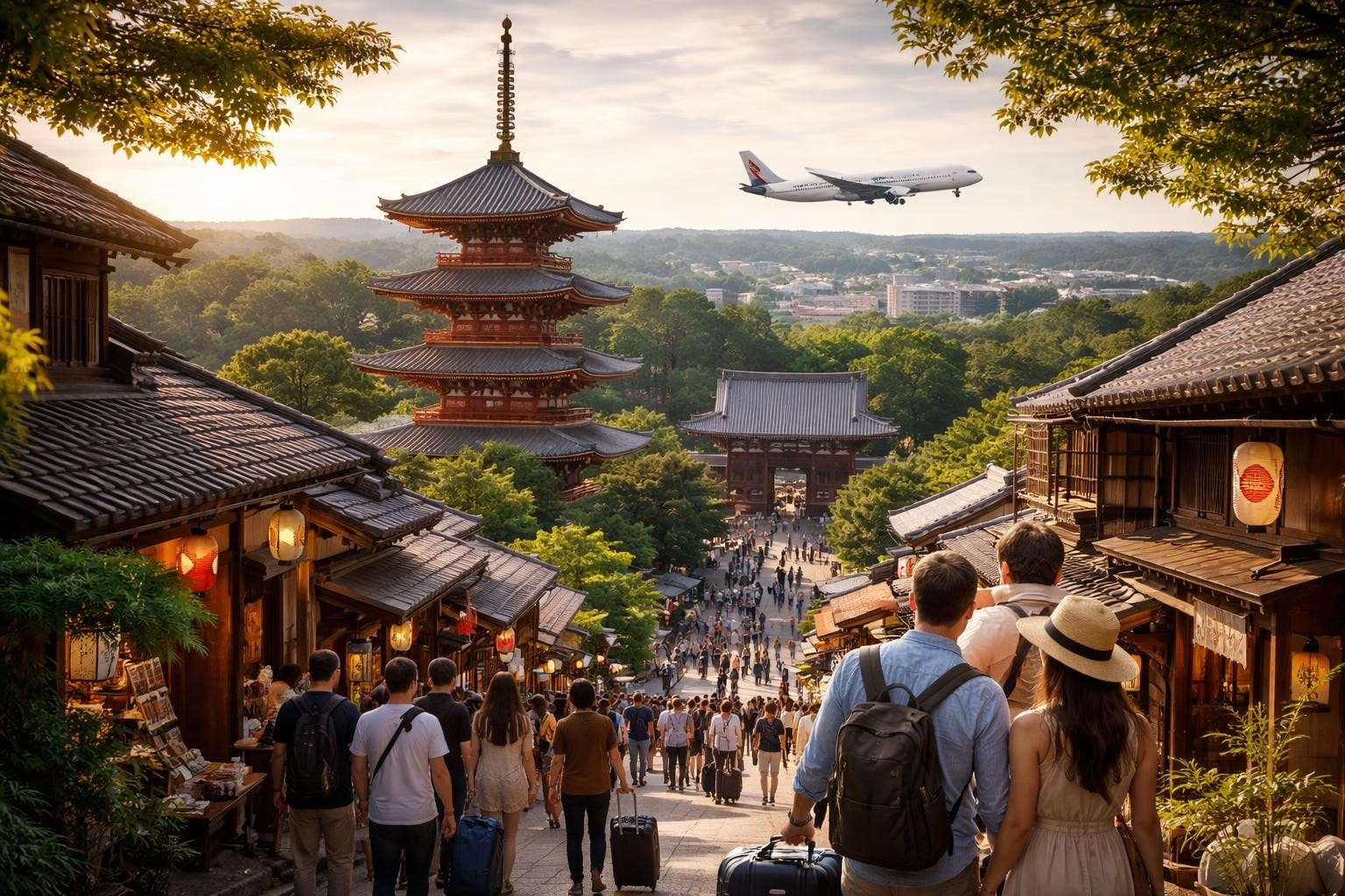 Narita, Japan airport gateway with luxury travel and Japanese culture for VIP visitors