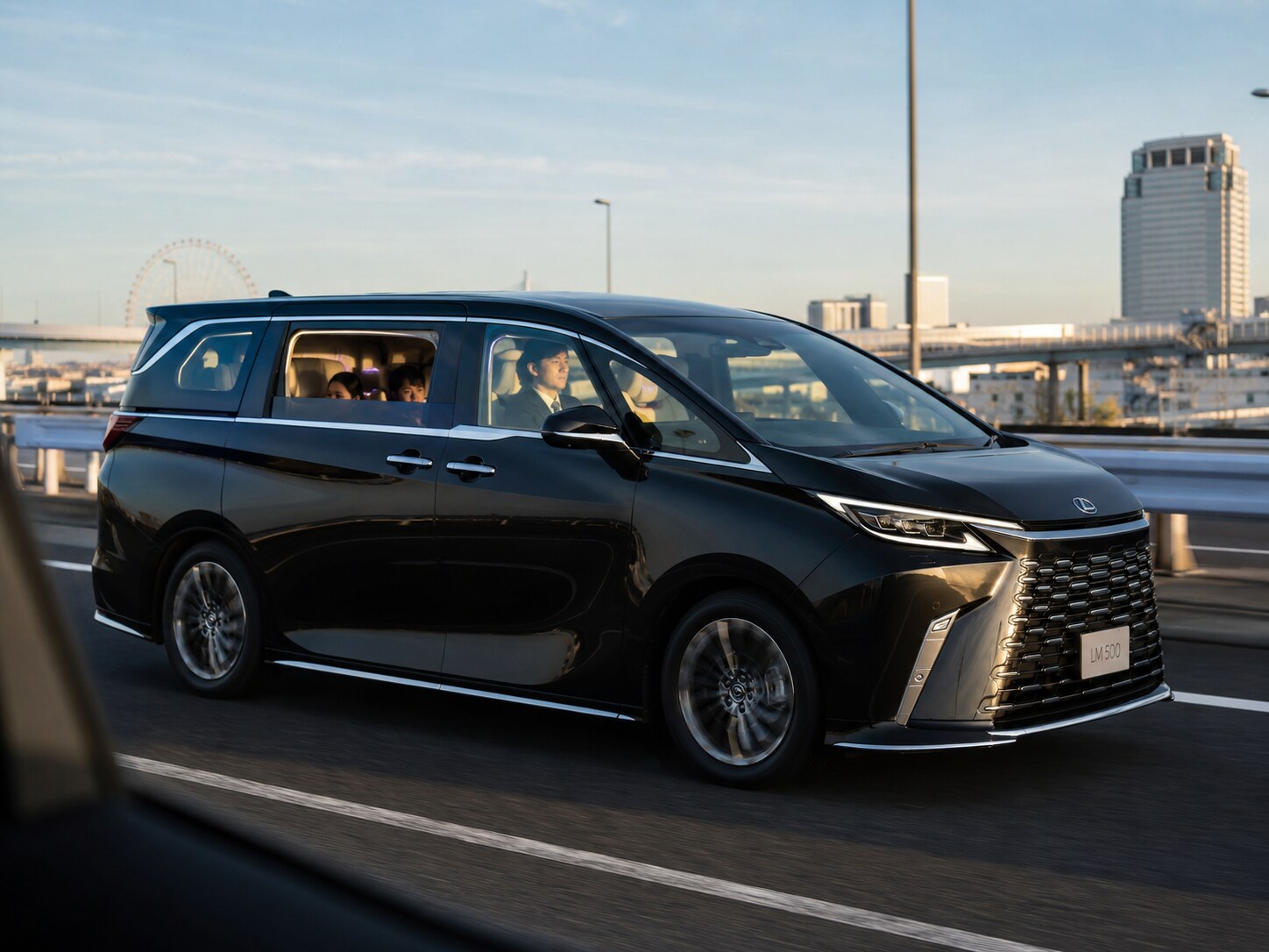 Private luxury van transfer from central Tokyo to Tokyo Disney Resort.