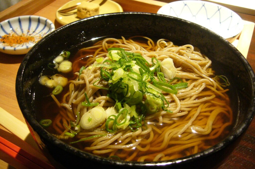 Soba noodles in Ginza