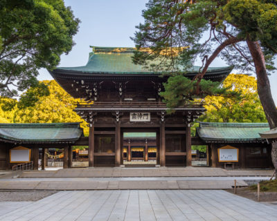 Meiji Shrine in Tokyo, Japan.