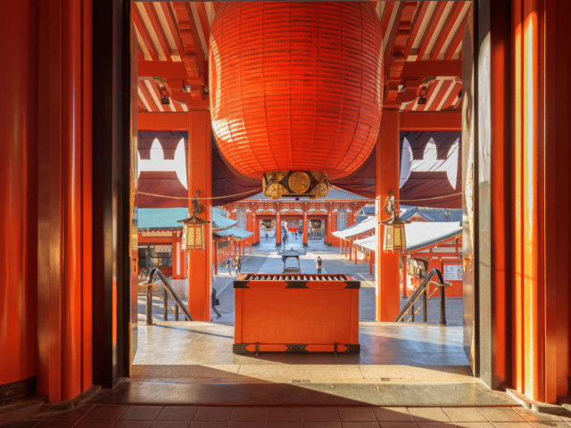Sensoji Temple in Asakusa, Tokyo, Japan
