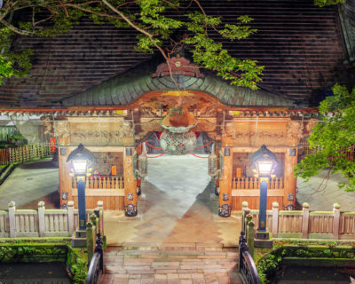 NARITA, JAPAN - OCTOBER 7, 2012: Narita Shrine  founded in 940 A.D.
